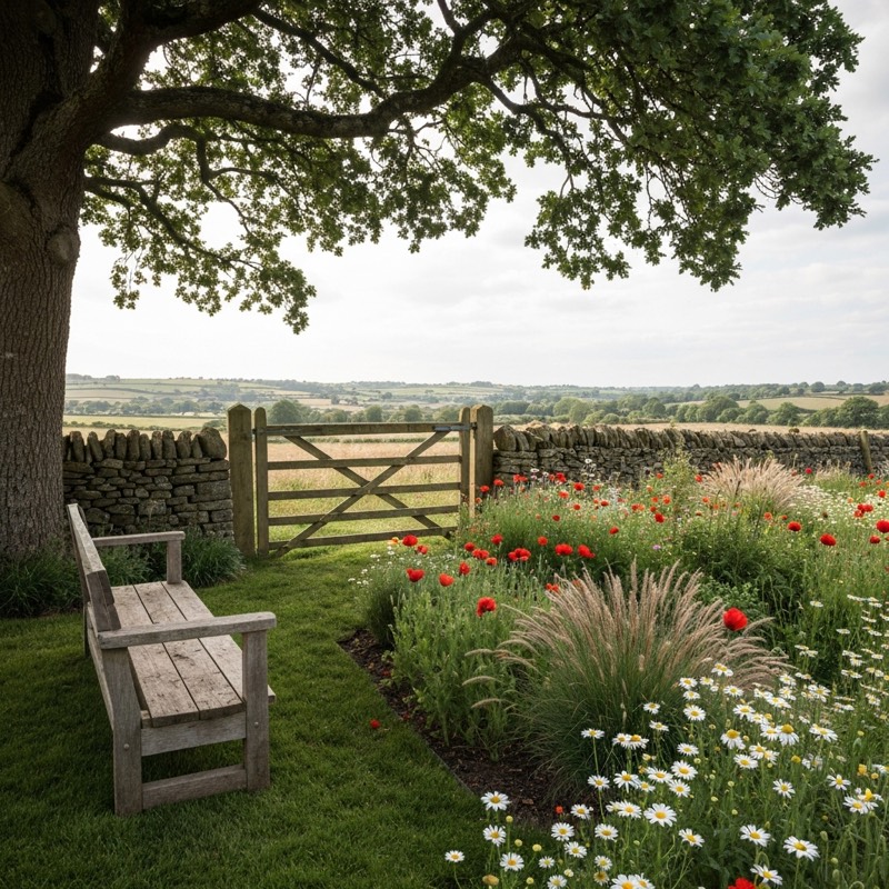 Rustic garden design