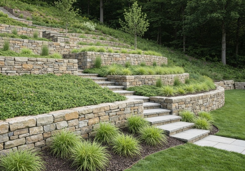 Hillside Landscaping Ideas: Taming Slopes with Style
